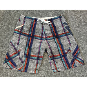 MATIX Swim Trunks Shorts Men's Size 34 Multicolor Surfing Ocean Multicolor